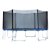 Exacme TUV Approved Trampoline with Safety Pad & Enclosure Net & Ladder All-in-One Combo Set